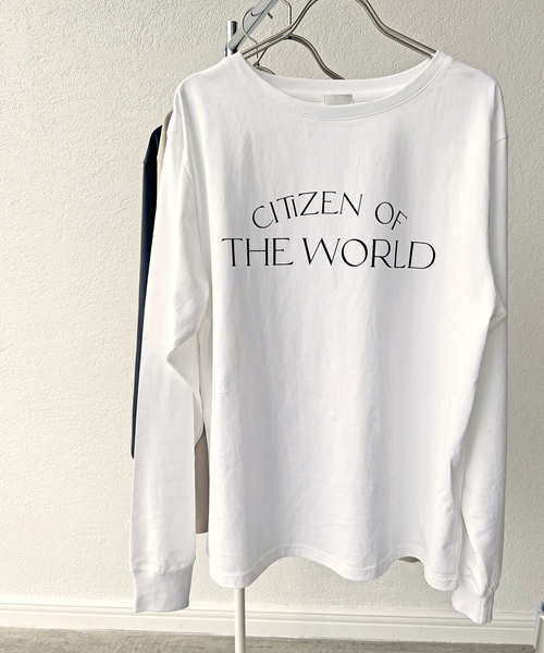 Spick and Span シルケット天竺ロゴロンTEE 追加》シルケット天竺ロゴロンTEE2（Tシャツ／カットソー