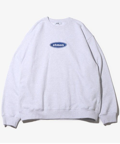 atmos（アトモス）の「atmos Oval Logo Crewneck Sweatshirt / アトモス オーバルロゴクルーネックスウエットシャツ（スウェット・メンズ・グリーン/ブラック/ブルー/グレー/ブラウン・XXL/L/M/S/XL）」の2枚目の写真
