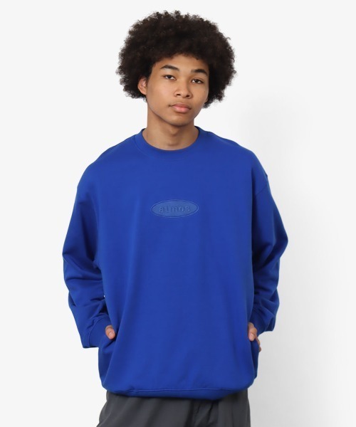 atmos（アトモス）の「atmos Oval Logo Crewneck Sweatshirt / アトモス オーバルロゴクルーネックスウエットシャツ（スウェット・メンズ・グリーン/ブラック/ブルー/グレー/ブラウン・XXL/L/M/S/XL）」の5枚目の写真