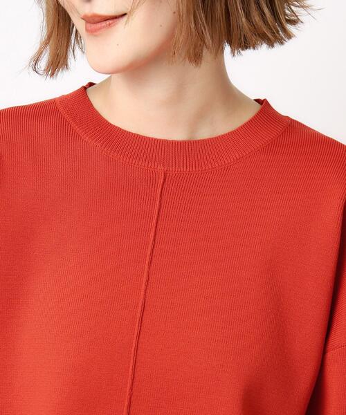 OPAQUE.CLIP(オペークドットクリップ)の「◆≪S-LLsize≫ スポンディッシュワイドニット【洗濯機洗い可】(ニット/セーター・レディース・ブラック/レッド系1/オフホワイト/グレー・38/42/40/36)」の20枚目の写真