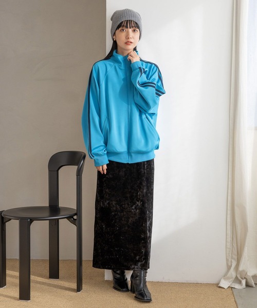 LOWRYS FARM（ローリーズファーム）の「ウールニットビーニー　989607（ニットキャップ/ビーニー・レディース・ブラック/チャコールグレー・FREE）」の5枚目の写真