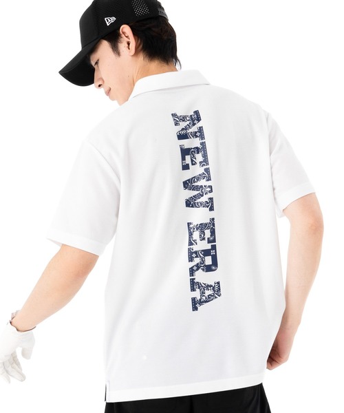 Bristol バンダナ柄 ポロシャツ ターコイズ F.CR.B Bristol バンダナ柄