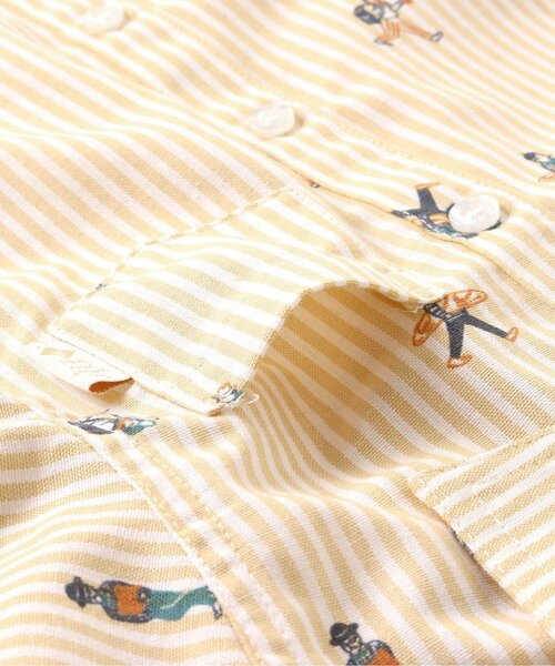 BREEZE（ブリーズ）の「【リンク・フォーマル対応】スタンダードシャツ（シャツ/ブラウス・キッズ・レインボー/オフホワイト/ブラック/ピンク/グリーン/ブルー/イエロー・130/120/140/80/110/90/100）」の22枚目の写真