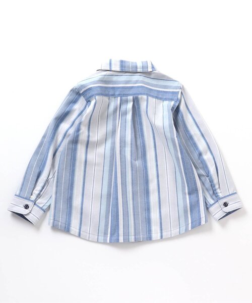 BREEZE（ブリーズ）の「【リンク・フォーマル対応】スタンダードシャツ（シャツ/ブラウス・キッズ・レインボー/オフホワイト/ブラック/ピンク/グリーン/ブルー/イエロー・130/120/140/80/110/90/100）」の12枚目の写真