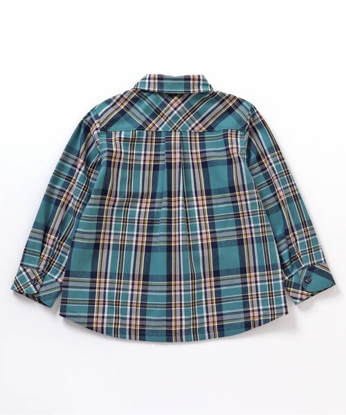 BREEZE（ブリーズ）の「【リンク・フォーマル対応】スタンダードシャツ（シャツ/ブラウス・キッズ・レインボー/オフホワイト/ブラック/ピンク/グリーン/ブルー/イエロー・130/120/140/80/110/90/100）」の11枚目の写真