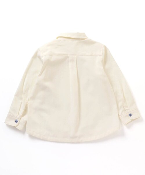 BREEZE（ブリーズ）の「【リンク・フォーマル対応】スタンダードシャツ（シャツ/ブラウス・キッズ・レインボー/オフホワイト/ブラック/ピンク/グリーン/ブルー/イエロー・130/120/140/80/110/90/100）」の10枚目の写真