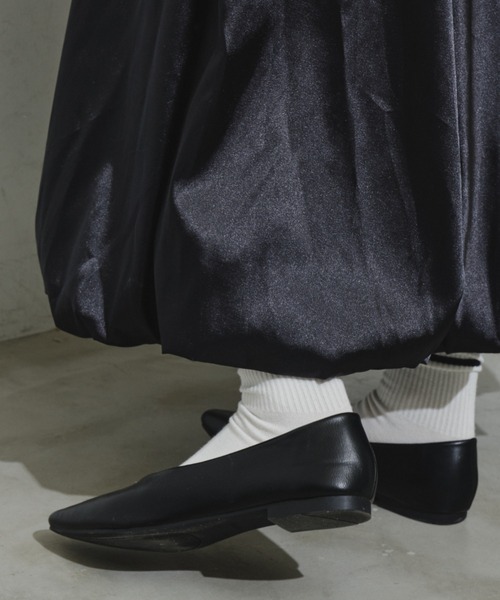 Aunt Marie's(アントマリーズ)の「サテンバルーンスカート(スカート・レディース・グレー/ブラック/アイボリー・FREE)」の14枚目の写真