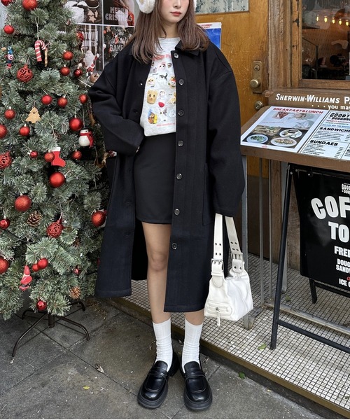 Silly(シリー)の「【足長見えのシルエット!】ボリュームソールローファー(ローファー・レディース・ブラック/ブラウン・LARGE/MEDIUM/SMALL)」の8枚目の写真