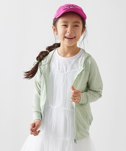 devirock(デビロック)の「UVカット ジップパーカー(パーカー・キッズ・その他6/その他4/その他7/その他9/その他1/その他2/その他3/その他5/その他8/その他10/オートミール・80cm/90cm/100cm/110cm/120cm/130cm/140cm/150cm/160cm)」の7枚目の写真