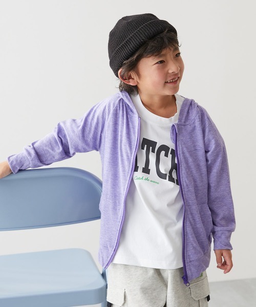 devirock(デビロック)の「UVカット ジップパーカー(パーカー・キッズ・その他6/その他4/その他7/その他9/その他1/その他2/その他3/その他5/その他8/その他10/オートミール・80cm/90cm/100cm/110cm/120cm/130cm/140cm/150cm/160cm)」の11枚目の写真