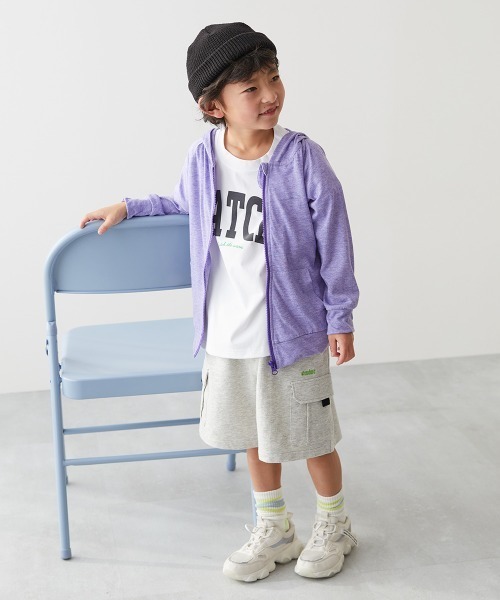 devirock(デビロック)の「UVカット ジップパーカー(パーカー・キッズ・その他6/その他4/その他7/その他9/その他1/その他2/その他3/その他5/その他8/その他10/オートミール・80cm/90cm/100cm/110cm/120cm/130cm/140cm/150cm/160cm)」の13枚目の写真