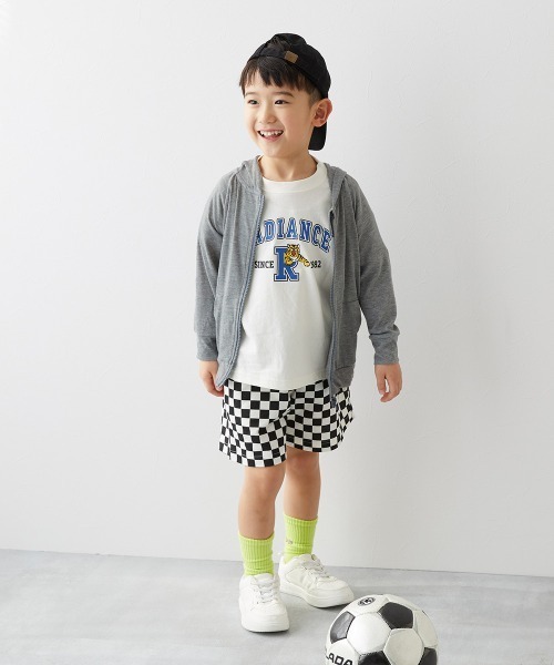 devirock(デビロック)の「UVカット ジップパーカー(パーカー・キッズ・その他6/その他4/その他7/その他9/その他1/その他2/その他3/その他5/その他8/その他10/オートミール・80cm/90cm/100cm/110cm/120cm/130cm/140cm/150cm/160cm)」の14枚目の写真