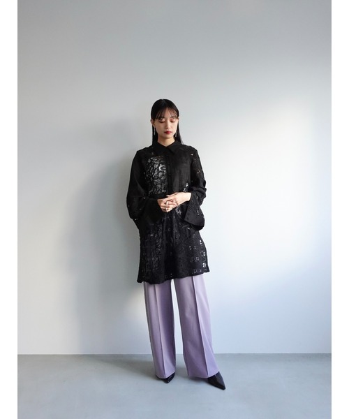 sahara（サハラ）の「Lace Patchwork Shirt/レースパッチワーク