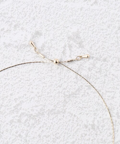 SHOO・LA・RUE（シューラルー）の「◆立体ジルコニアネックレス（ネックレス・レディース・ゴールド/ピンクゴールド/シルバー・00）」の7枚目の写真