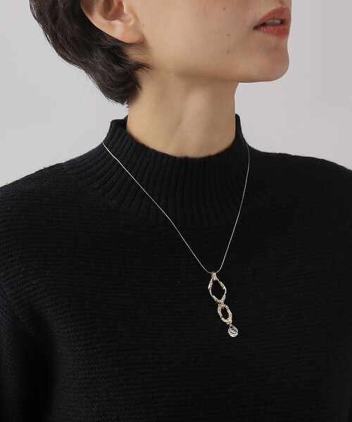 SHOO・LA・RUE（シューラルー）の「◆立体ジルコニアネックレス（ネックレス・レディース・ゴールド/ピンクゴールド/シルバー・00）」の8枚目の写真