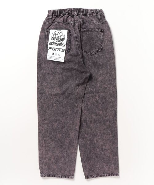 JOHN'S CLOSET(ジョンズクローゼット)の「【13】ケミカルオーバーダイ ワイドバギーデニム(デニムパンツ・メンズ・グリーン/ピンク/オレンジ/パープル・MEDIUM/LARGE)」の9枚目の写真