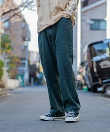 【13】ケミカルオーバーダイ ワイドバギーデニム