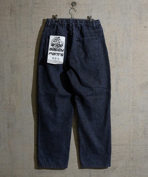 JOHN'S CLOSET(ジョンズクローゼット)の「【13】ケミカルオーバーダイ ワイドバギーデニム(デニムパンツ・メンズ・グリーン/ピンク/オレンジ/パープル・MEDIUM/LARGE)」の6枚目の写真
