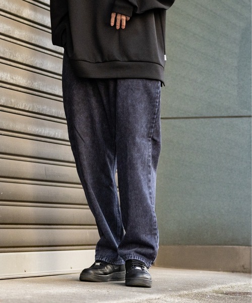 JOHN'S CLOSET(ジョンズクローゼット)の「【13】ケミカルオーバーダイ ワイドバギーデニム(デニムパンツ・メンズ・グリーン/ピンク/オレンジ/パープル・MEDIUM/LARGE)」の16枚目の写真
