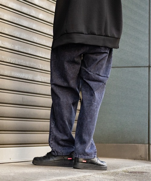 JOHN'S CLOSET(ジョンズクローゼット)の「【13】ケミカルオーバーダイ ワイドバギーデニム(デニムパンツ・メンズ・グリーン/ピンク/オレンジ/パープル・MEDIUM/LARGE)」の18枚目の写真