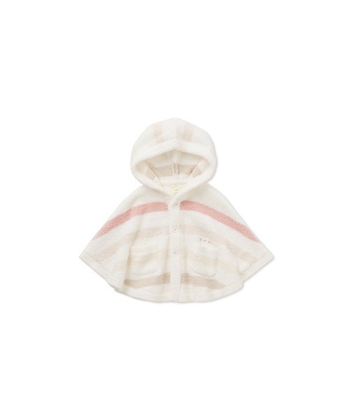 gelato pique(ジェラートピケ)の「【BABY】ベビモコ5ボーダーポンチョ(その他ベビーウェア・キッズ・ミント/ピンク・80/70)」の16枚目の写真