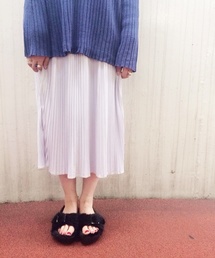 Kastane | ひざ丈プリーツスカート(スカート)