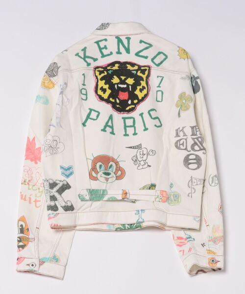 KENZO（ケンゾー）の「'KENZO Drawn Varsity' トラッカー ジャケット（テーラードジャケット・メンズ・マルチ・LARGE/MEDIUM/SMALL/X-SMALL）」の3枚目の写真