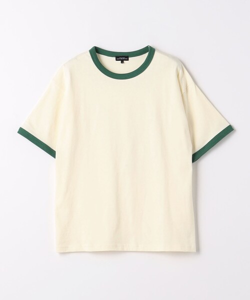 green label relaxing（グリーンレーベルリラクシング）の「TJ 天竺 リンガー Tシャツ 140cm-160cm（Tシャツ/カットソー・キッズ・オフホワイト/ライム/ダークグレー/オレンジ・150cm/160cm/140cm）」の11枚目の写真