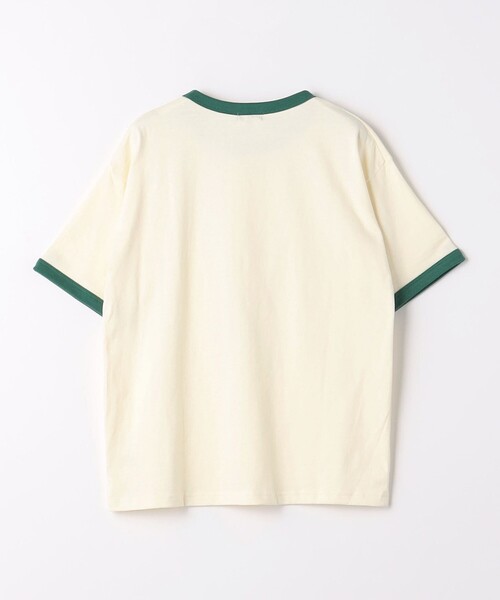 green label relaxing（グリーンレーベルリラクシング）の「TJ 天竺 リンガー Tシャツ 140cm-160cm（Tシャツ/カットソー・キッズ・オフホワイト/ライム/ダークグレー/オレンジ・150cm/160cm/140cm）」の12枚目の写真