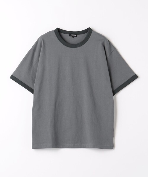 green label relaxing（グリーンレーベルリラクシング）の「TJ 天竺 リンガー Tシャツ 140cm-160cm（Tシャツ/カットソー・キッズ・オフホワイト/ライム/ダークグレー/オレンジ・150cm/160cm/140cm）」の15枚目の写真