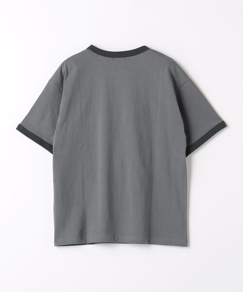 green label relaxing（グリーンレーベルリラクシング）の「TJ 天竺 リンガー Tシャツ 140cm-160cm（Tシャツ/カットソー・キッズ・オフホワイト/ライム/ダークグレー/オレンジ・150cm/160cm/140cm）」の16枚目の写真