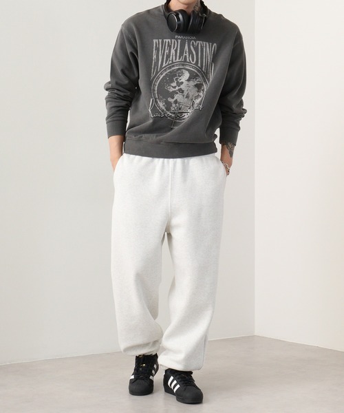 RE730(アールイーセブンサーティー)の「Vintage-like rose print loose sweat / ヴィンテージライク ローズプリント ルーズスウェット unisex(スウェット・メンズ・グレー系その他/グレー/グレー系その他2・M/L)」の14枚目の写真