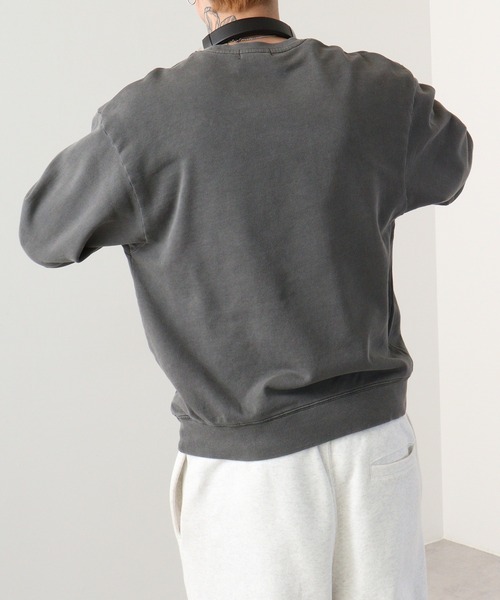 RE730(アールイーセブンサーティー)の「Vintage-like rose print loose sweat / ヴィンテージライク ローズプリント ルーズスウェット unisex(スウェット・メンズ・グレー系その他/グレー/グレー系その他2・M/L)」の12枚目の写真