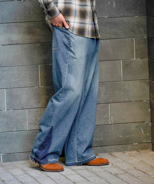 セール】【JIEDA / ジエダ】USED BAGGY DENIM（デニムパンツ）｜JIEDA
