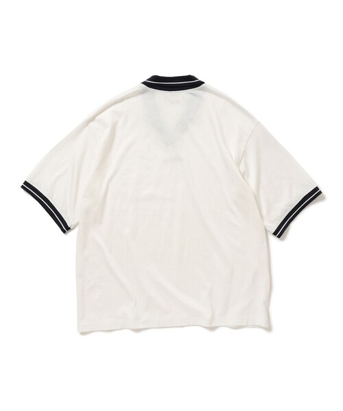 B:MING by BEAMS（ビーミングバイビームス）の「ambiance / Game Shirts Short Sleeve（Tシャツ/カットソー・メンズ・オフホワイト/ネイビー・SMALL/MEDIUM/LARGE/X-LARGE）」の14枚目の写真