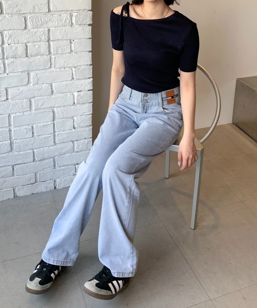 セール】《新色追加》【お気に入り数2.4万人突破!】ダブルボタン