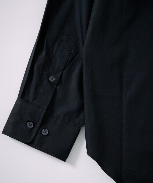 5525Gallery（ゴーゴーニーゴーギャラリー）の「SHIRT FIRSTHAND by 5525gallery/シャツファーストハンド バイ 5525ギャラリー SHFH STAND COLLAR SHIRTS / スタンドカラーシャツ / バンドカラーシャツ（シャツ/ブラウス・メンズ・ブラック/サックスブルー/グリーン/ホワイト・MEDIUM/LARGE/SMALL）」の10枚目の写真