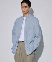 5525Gallery | SHIRT FIRSTHAND by 5525gallery/シャツファーストハンド バイ 5525ギャラリー SHFH STAND COLLAR SHIRTS / スタンドカラーシャツ / バンドカラーシャツ(シャツ/ブラウス)