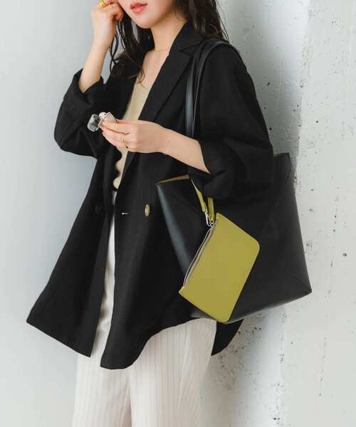 RODE SKO（ロデスコ）の「ポーチ付切替タテナガトート（トートバッグ