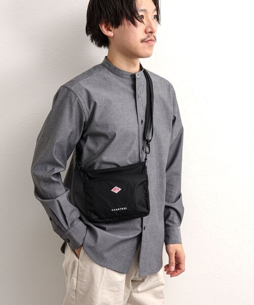 DANTON（ダントン）の「【DANTON/ダントン】CHARTRES ミニサコッシュ（ショルダーバッグ・メンズ・グレー/ブラック/グレイッシュベージュ・FREE）」の20枚目の写真