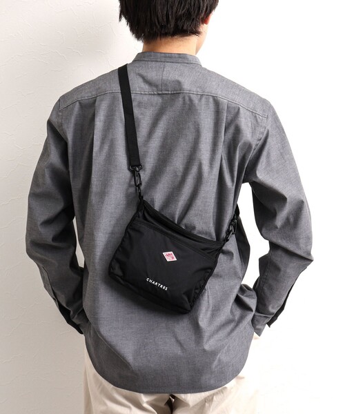 DANTON（ダントン）の「【DANTON/ダントン】CHARTRES ミニサコッシュ（ショルダーバッグ・メンズ・グレー/ブラック/グレイッシュベージュ・FREE）」の21枚目の写真