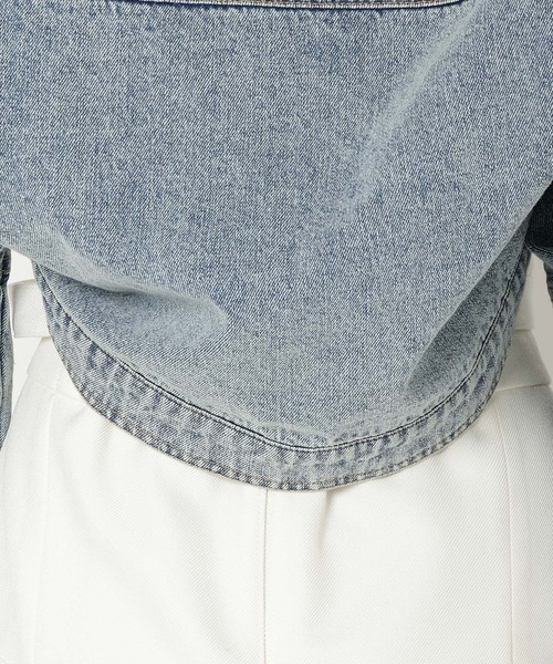 REDYAZEL（レディアゼル）の「デニムボレロジャケット（スーツジャケット・レディース・ブラック/ブルー/オフホワイト・FREE）」の21枚目の写真