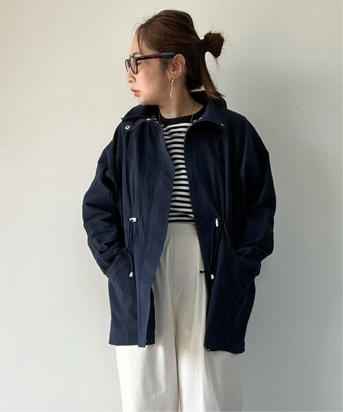 LBC（エルビーシー）の「スタンドネックミドルブルゾン（ブルゾン・レディース・ライトグレー/ライム/ネイビー・L/M）」の11枚目の写真