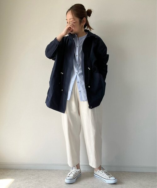 LBC（エルビーシー）の「スタンドネックミドルブルゾン（ブルゾン・レディース・ライトグレー/ライム/ネイビー・L/M）」の12枚目の写真