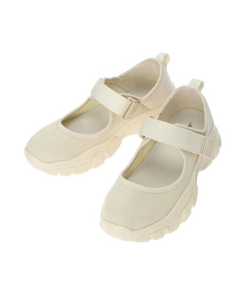 Samansa Mos2（サマンサ モスモス）の「ワンストラップスニーカー（スニーカー・レディース・ブラック/ベージュ・M/L）」の11枚目の写真