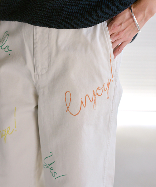 FRAMeWORK(フレームワーク)の「≪追加≫DRAWING CHINO PANTS(チノパンツ・レディース・ベージュ系その他/オートミール・36/38/40)」の7枚目の写真