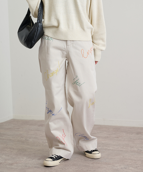 FRAMeWORK(フレームワーク)の「≪追加≫DRAWING CHINO PANTS(チノパンツ・レディース・ベージュ系その他/オートミール・36/38/40)」の12枚目の写真