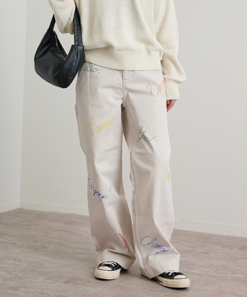 FRAMeWORK(フレームワーク)の「≪追加≫DRAWING CHINO PANTS(チノパンツ・レディース・ベージュ系その他/オートミール・36/38/40)」の13枚目の写真