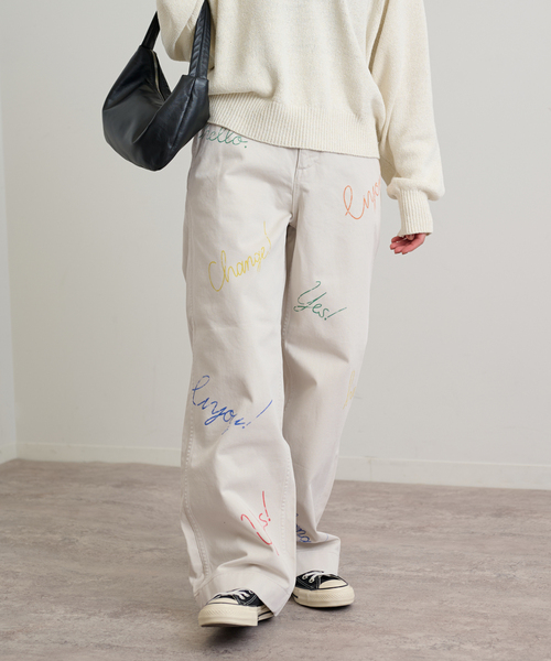FRAMeWORK(フレームワーク)の「≪追加≫DRAWING CHINO PANTS(チノパンツ・レディース・ベージュ系その他/オートミール・36/38/40)」の14枚目の写真