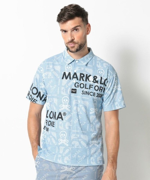 MARK & LONA（マークアンドロナ）の「FLOG Collar Polo | MEN（ポロシャツ・メンズ・ブラック/ライトグレー/ブルー・48/46/50）」の3枚目の写真